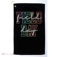 School Field Day Happy Field Day  Teacher Life Summer Golf Towel thumb 0