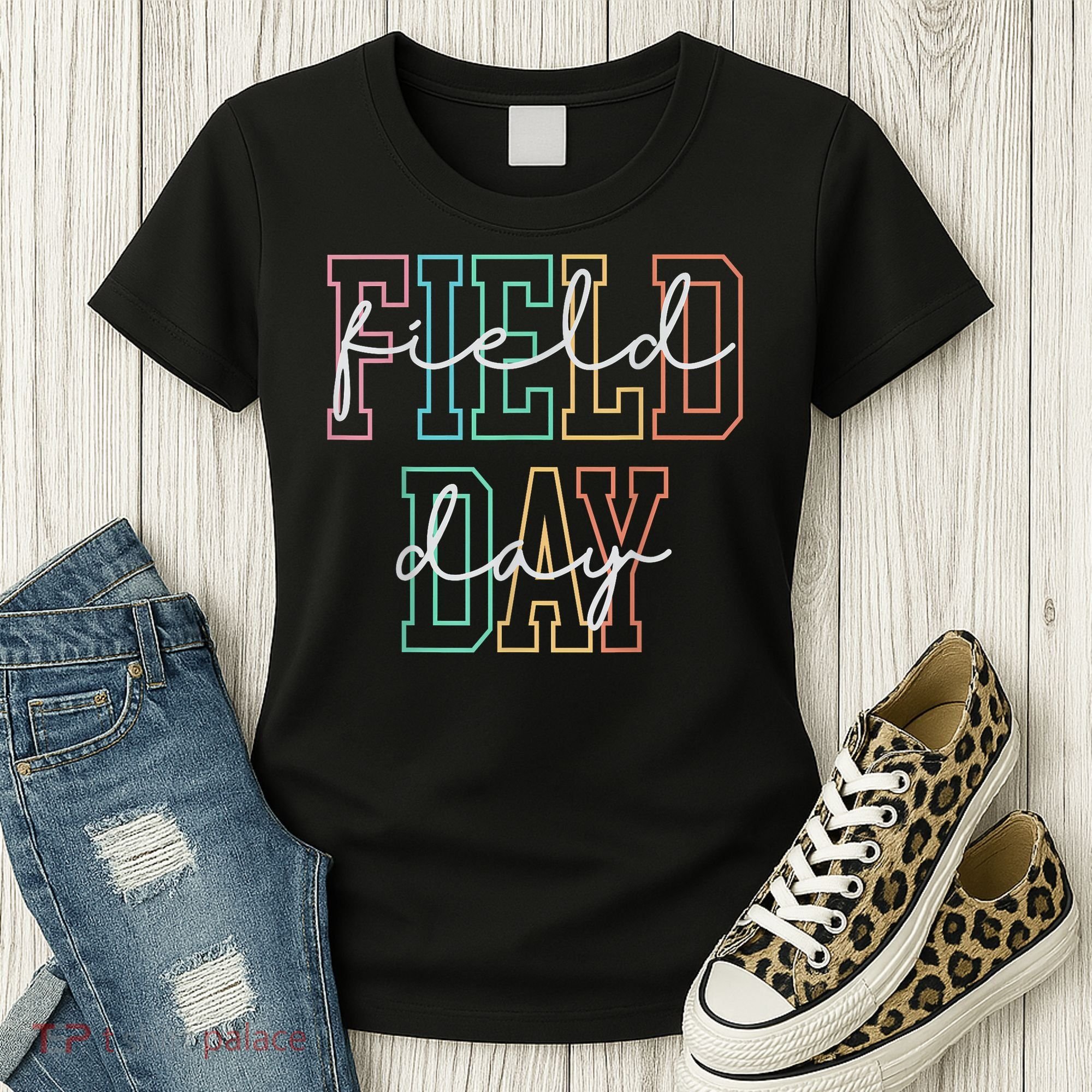 School Field Day Happy Field Day  Teacher Life Summer Women's T-Shirt