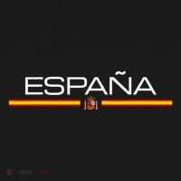 Spain Flag EspañA Athletic Sports Jersey Style Button thumb 1