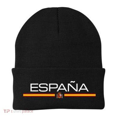 Spain Flag EspañA Athletic Sports Jersey Style Beanie