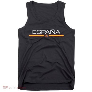 Spain Flag EspañA Athletic Sports Jersey Style Tank Top