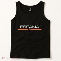 Spain Flag EspañA Athletic Sports Jersey Style Tank Top thumb 2