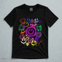 Smile Face Emoticons Fun Vivid Graffiti Smileys Graphic T-Shirt thumb 5