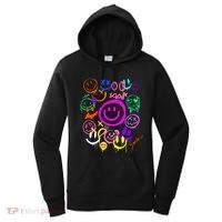 Smile Face Emoticons Fun Vivid Graffiti Smileys Graphic Women's Hoodie thumb 0