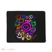 Smile Face Emoticons Fun Vivid Graffiti Smileys Graphic Mousepad thumb 0