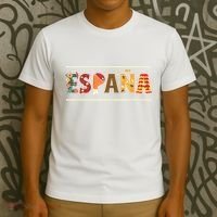 Spanish Fiesta Espana Bull Spanish Flower Spain Flag Spain T-Shirt thumb 3