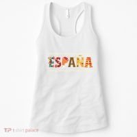 Spanish Fiesta Espana Bull Spanish Flower Spain Flag Spain Women's Tank Top thumb 0