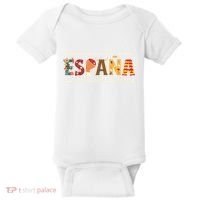 Spanish Fiesta Espana Bull Spanish Flower Spain Flag Spain Baby Bodysuit thumb 0