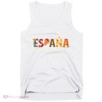 Spanish Fiesta Espana Bull Spanish Flower Spain Flag Spain Tank Top thumb 0