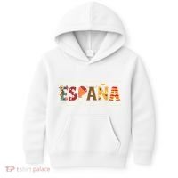 Spanish Fiesta Espana Bull Spanish Flower Spain Flag Spain Kids Hoodie thumb 0