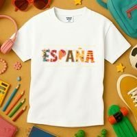 Spanish Fiesta Espana Bull Spanish Flower Spain Flag Spain Kids T-Shirt thumb 3
