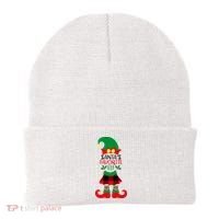 Santa's Favorite Elf Cute Christmas Holiday Beanie thumb 0