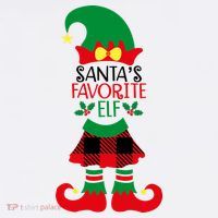 Santa's Favorite Elf Cute Christmas Holiday Women's Tank Top thumb 5