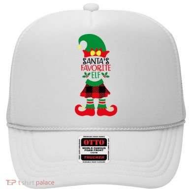 Santa's Favorite Elf Cute Christmas Holiday Hat