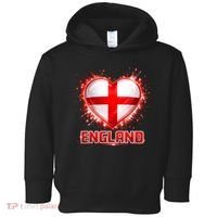 Soccer Football England Heart World Fan Toddler Hoodie thumb 0