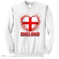 Soccer Football England Heart World Fan Sweatshirt thumb 0