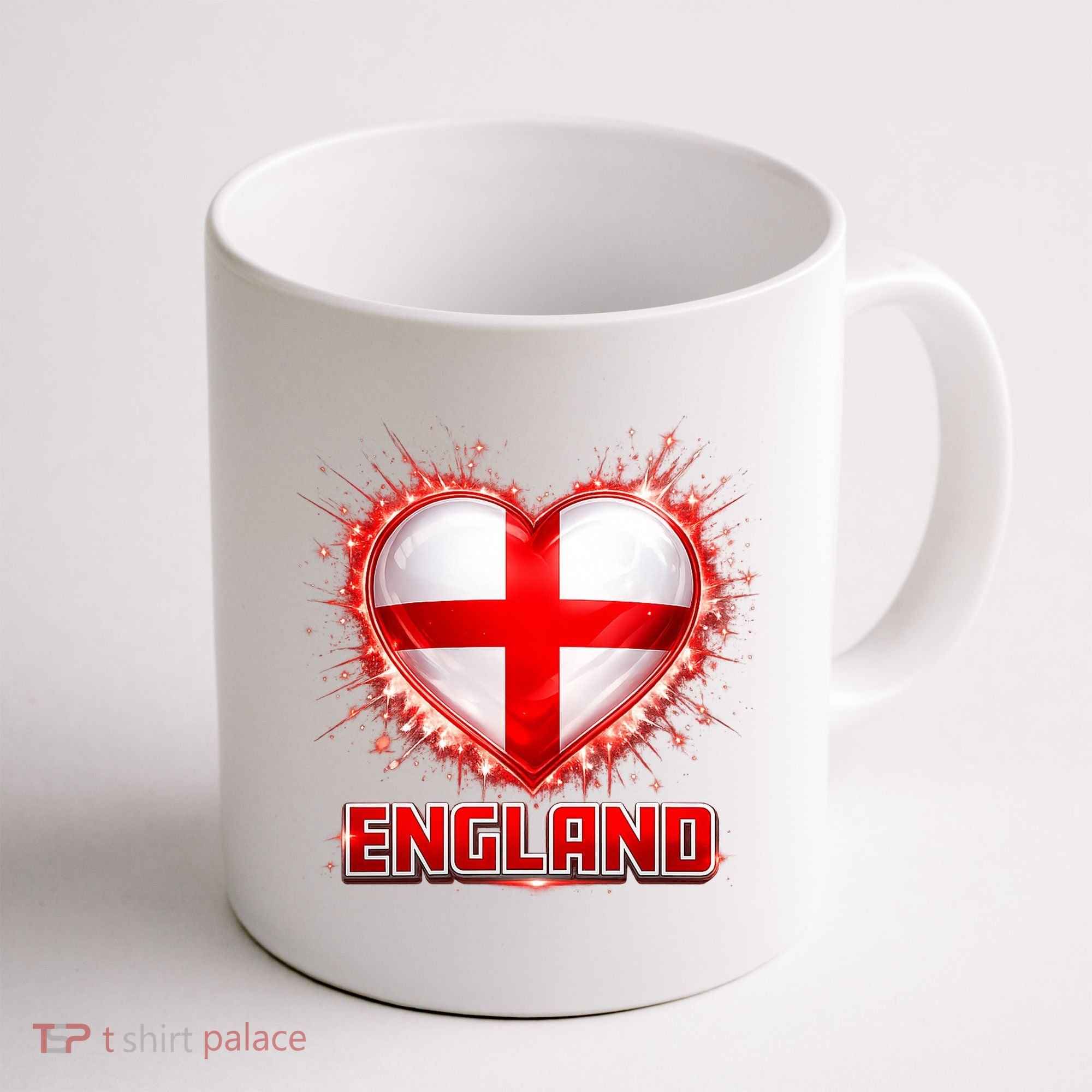 Soccer Football England Heart World Fan Coffee Mug
