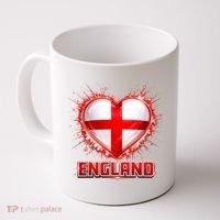 Soccer Football England Heart World Fan Coffee Mug thumb 0