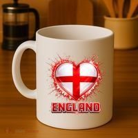 Soccer Football England Heart World Fan Coffee Mug thumb 4
