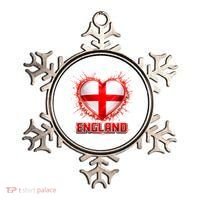 Soccer Football England Heart World Fan Ornament thumb 0