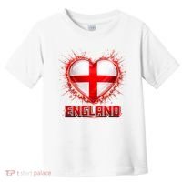Soccer Football England Heart World Fan Toddler T-Shirt thumb 0