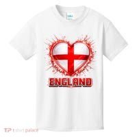 Soccer Football England Heart World Fan Kids T-Shirt thumb 0
