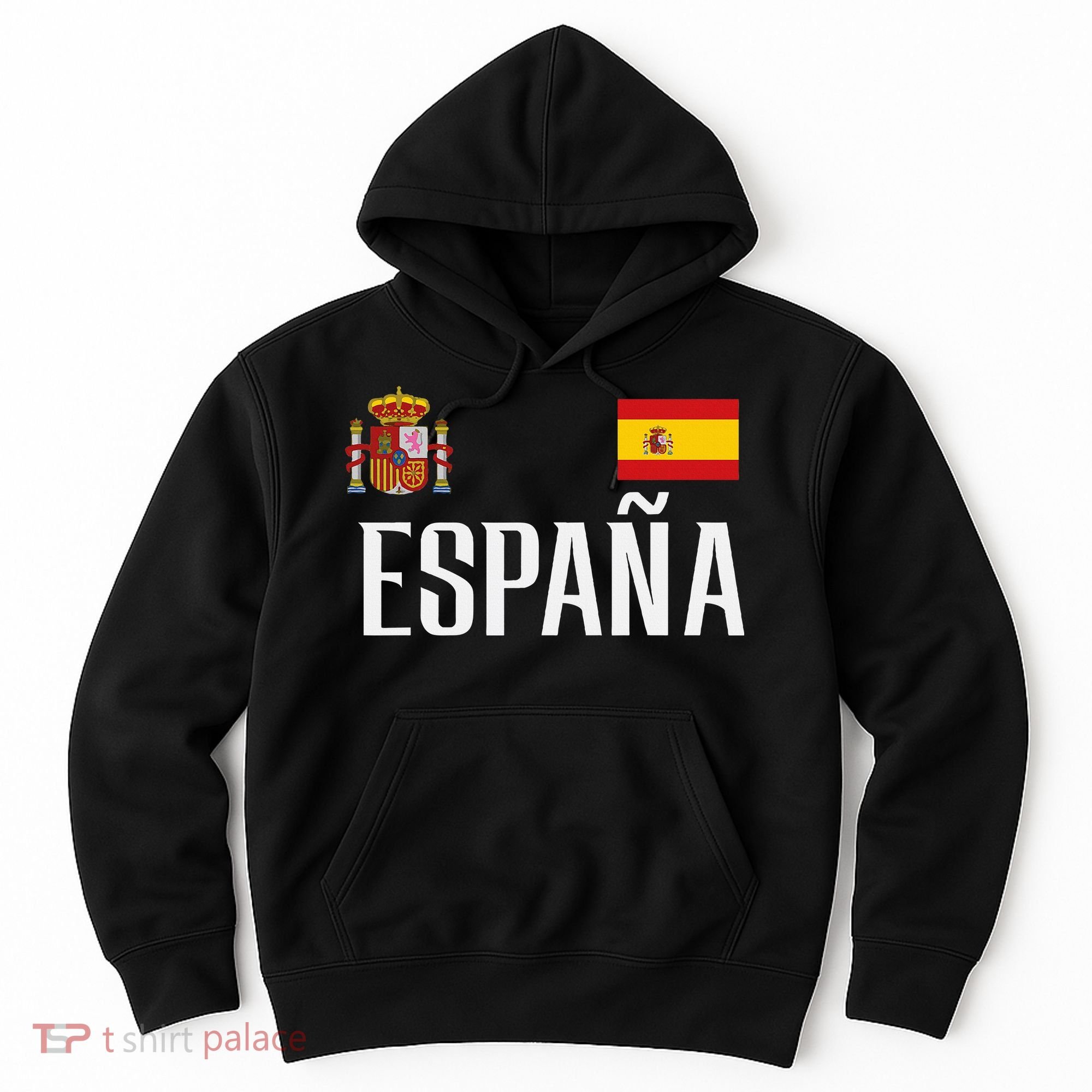 Spain Flag Espana Football Soccer Fan Hoodie