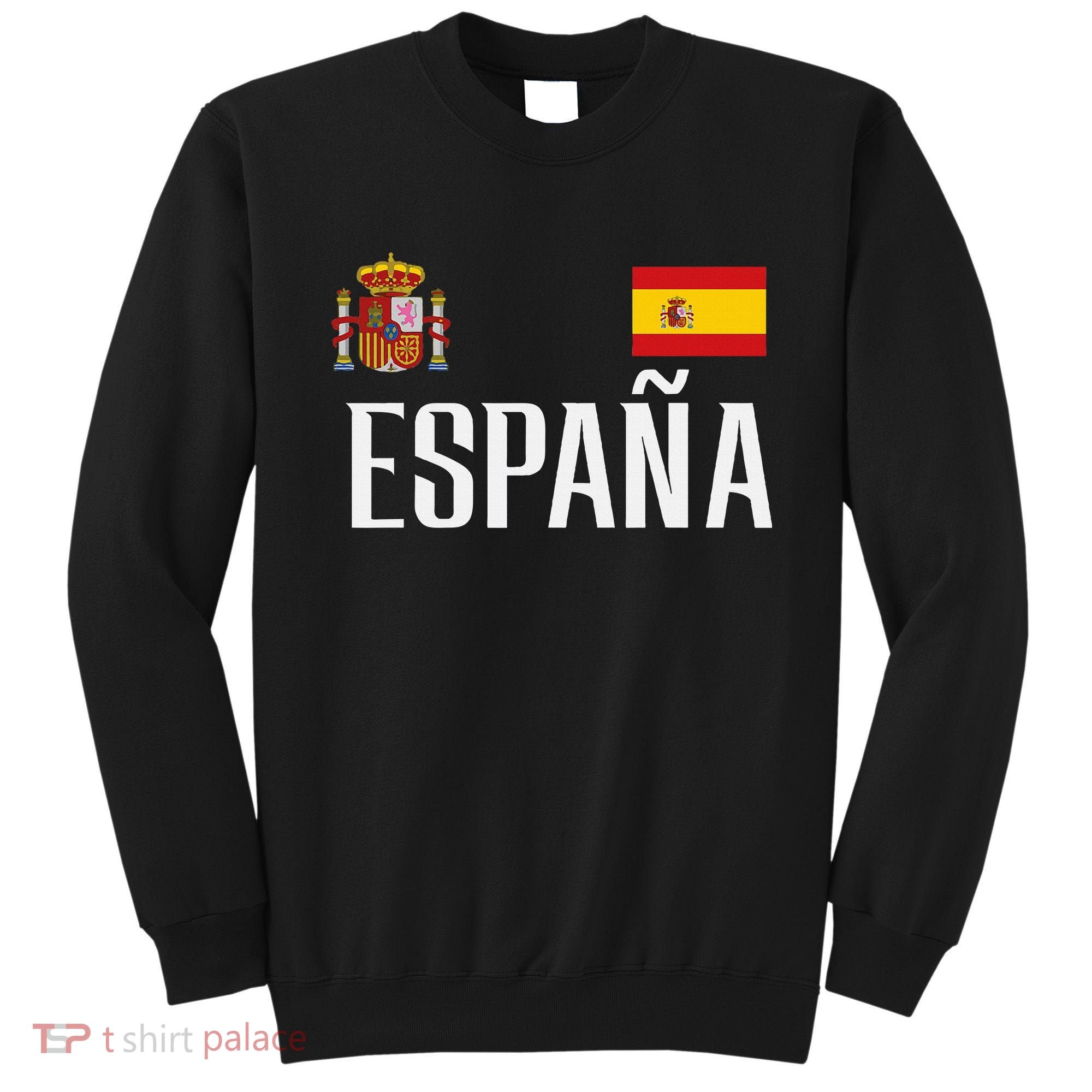 Spain Flag Espana Football Soccer Fan Sweatshirt