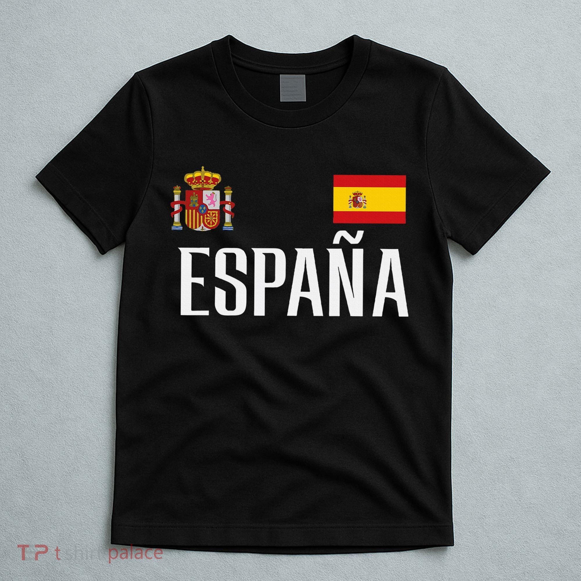 Spain Flag Espana Football Soccer Fan T-Shirt