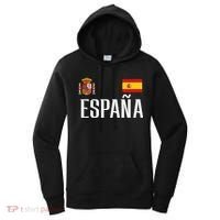 Spain Flag Espana Football Soccer Fan Women's Hoodie thumb 0