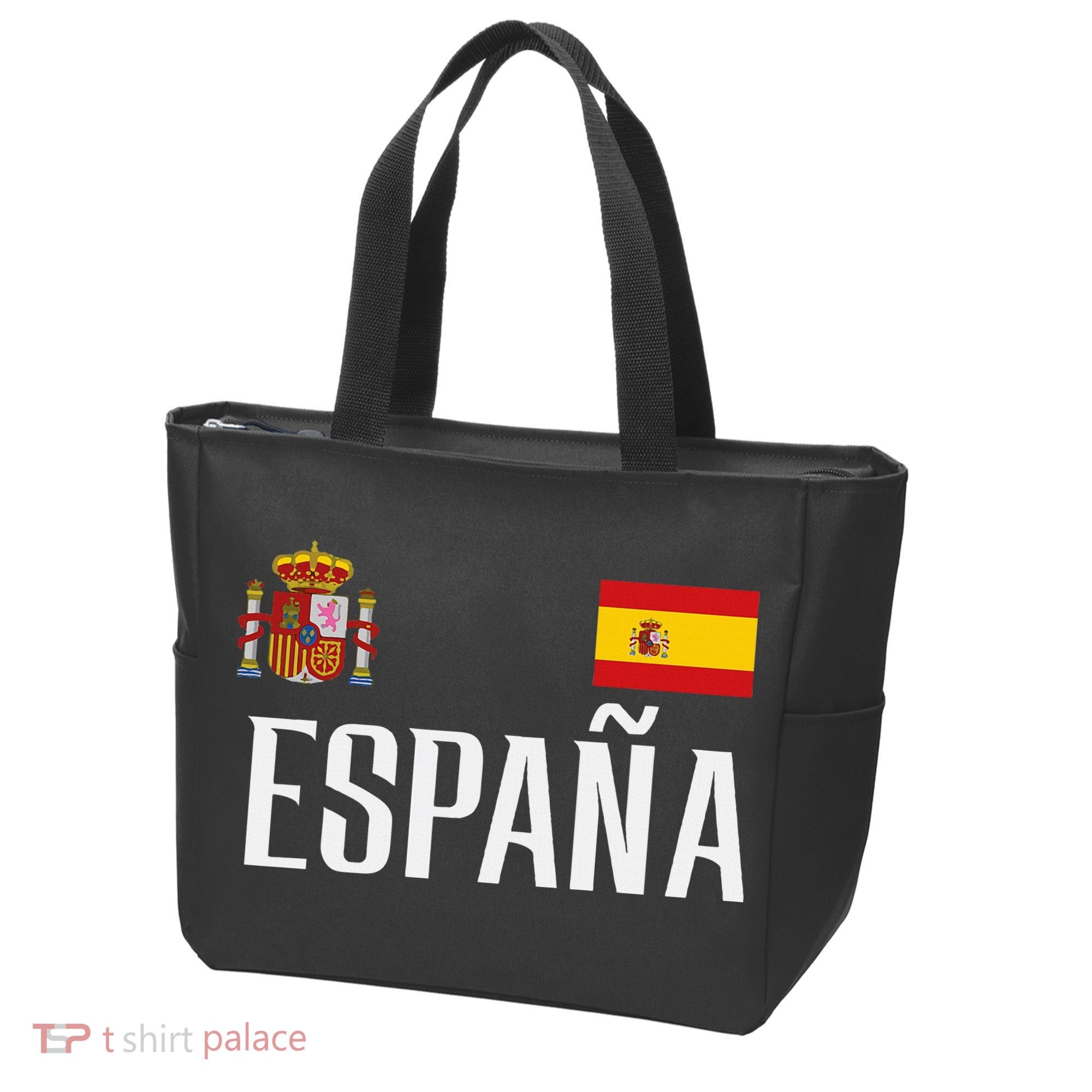 Spain Flag Espana Football Soccer Fan Tote Bag