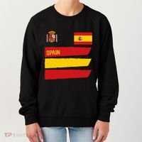 Spain Flag Espana Football Soccer Fan Women's Sweatshirt thumb 0
