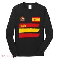 Spain Flag Espana Football Soccer Fan Long Sleeve Shirt thumb 0