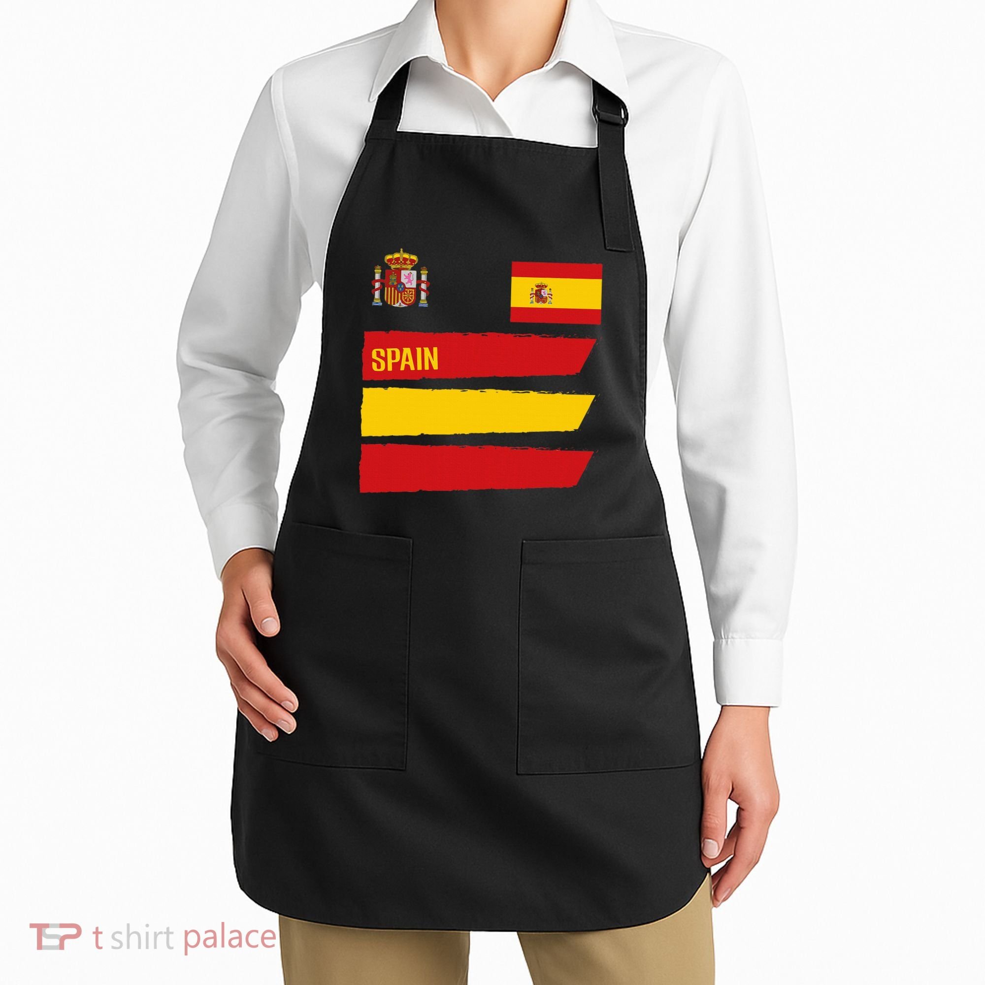 Spain Flag Espana Football Soccer Fan Apron