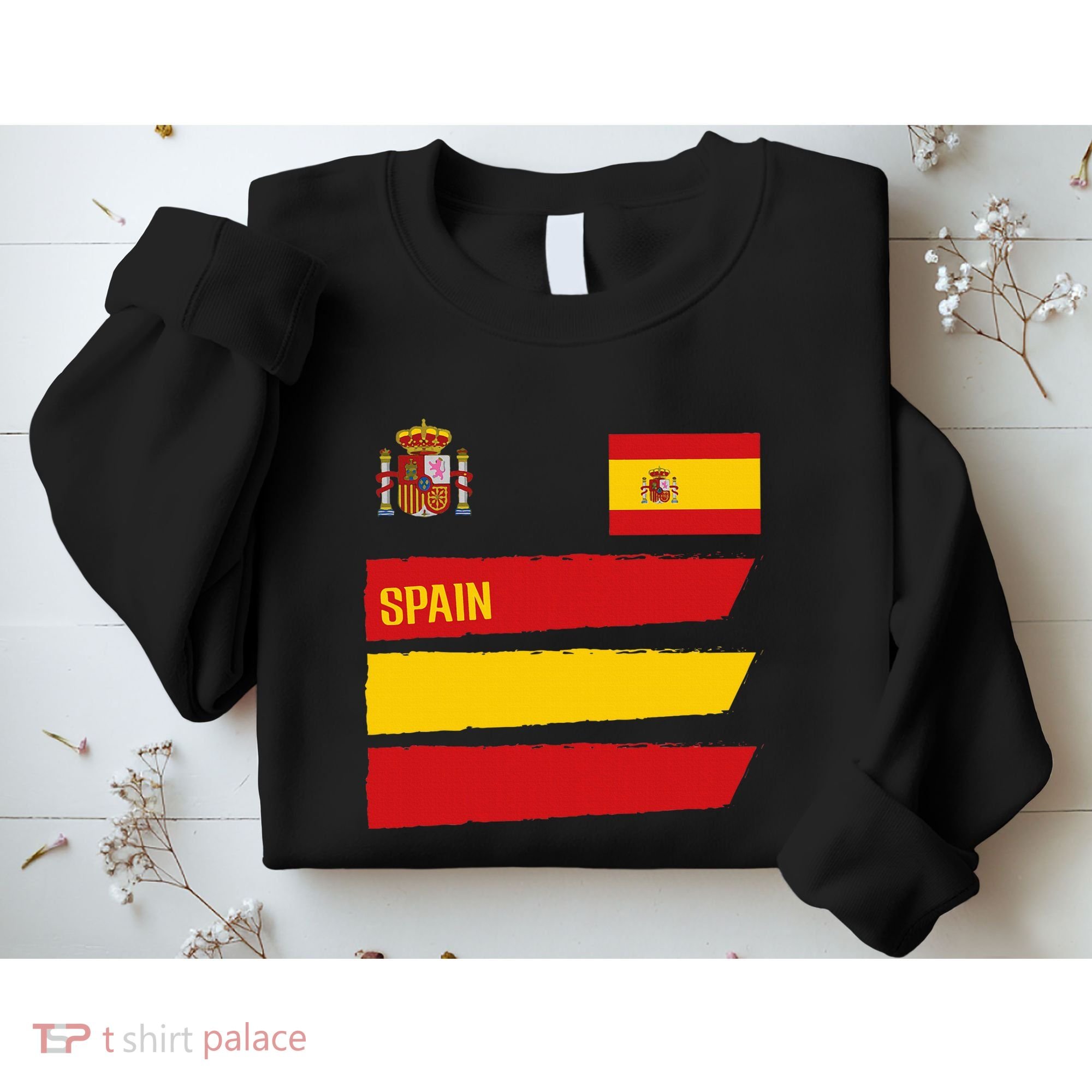 Spain Flag Espana Football Soccer Fan Sweatshirt