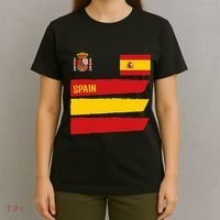 Spain Flag Espana Football Soccer Fan T-Shirt thumb 4