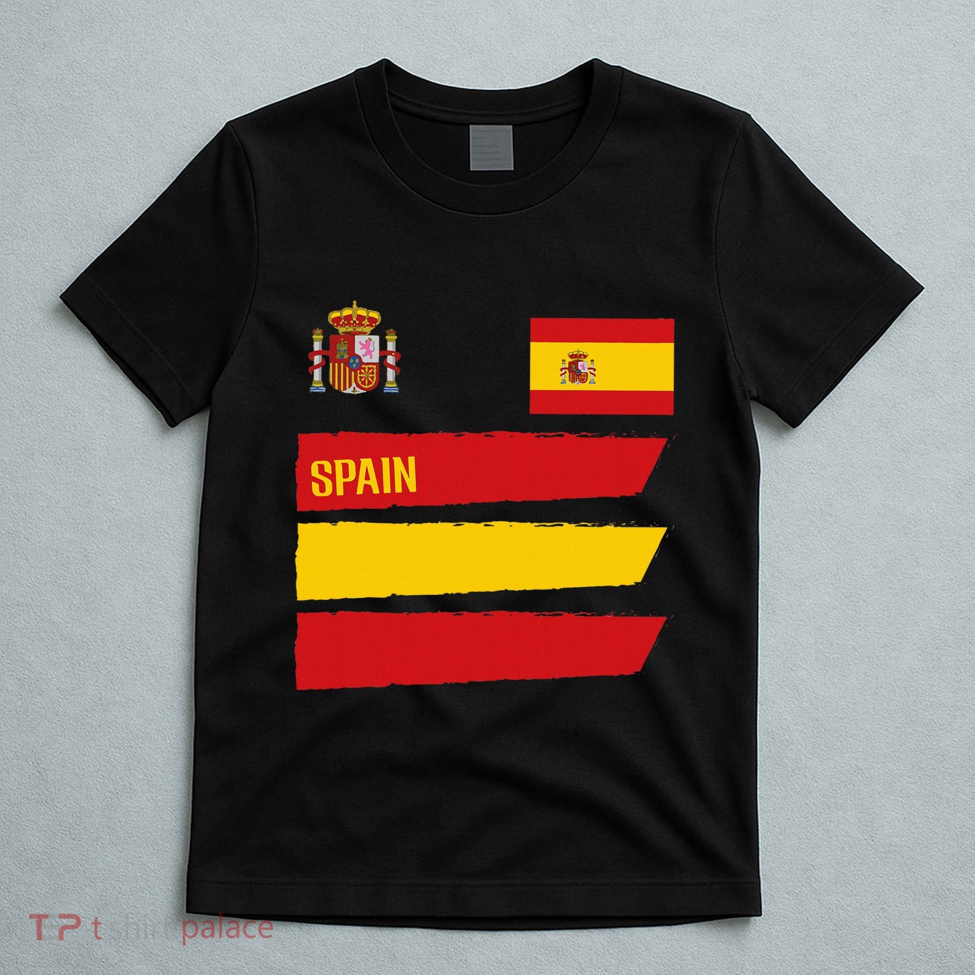Spain Flag Espana Football Soccer Fan T-Shirt