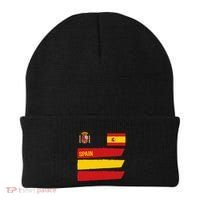 Spain Flag Espana Football Soccer Fan Beanie thumb 0