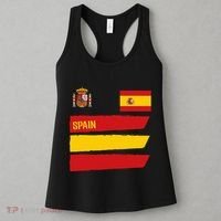 Spain Flag Espana Football Soccer Fan Women's Tank Top thumb 3