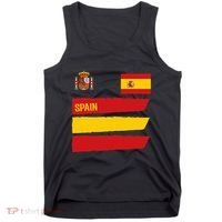 Spain Flag Espana Football Soccer Fan Tank Top thumb 0