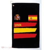 Spain Flag Espana Football Soccer Fan Golf Towel thumb 0