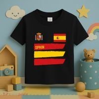 Spain Flag Espana Football Soccer Fan Toddler T-Shirt thumb 3