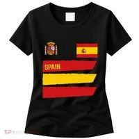 Spain Flag Espana Football Soccer Fan Women's T-Shirt thumb 0