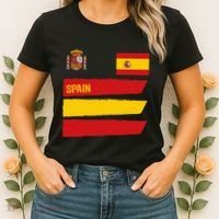Spain Flag Espana Football Soccer Fan Women's T-Shirt thumb 2