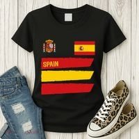Spain Flag Espana Football Soccer Fan Women's T-Shirt thumb 3