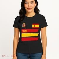 Spain Flag Espana Football Soccer Fan Women's T-Shirt thumb 4