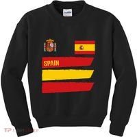 Spain Flag Espana Football Soccer Fan Kids Sweatshirt thumb 0