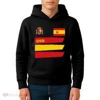 Spain Flag Espana Football Soccer Fan Kids Hoodie thumb 4