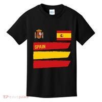 Spain Flag Espana Football Soccer Fan Kids T-Shirt thumb 0
