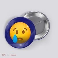 Sad Face Emoji Crying Tear Drop Button thumb 0